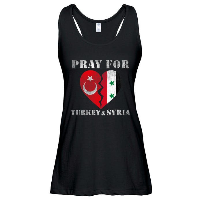 Pray For Turkey Syria Earthquake Support Rebuild Ladies Essential Flowy Tank