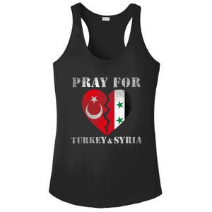 Pray For Turkey Syria Earthquake Support Rebuild Ladies PosiCharge Competitor Racerback Tank