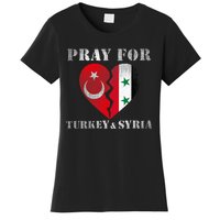 Pray For Turkey Syria Earthquake Support Rebuild Women's T-Shirt