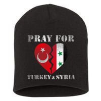 Pray For Turkey Syria Earthquake Support Rebuild Short Acrylic Beanie