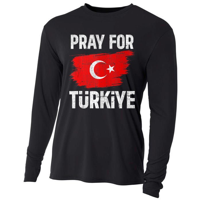 PRAY FOR TURKEY, Pray For Türkiye Cooling Performance Long Sleeve Crew