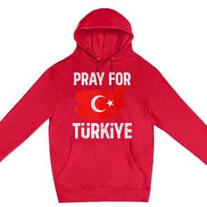 PRAY FOR TURKEY, Pray For Türkiye Premium Pullover Hoodie