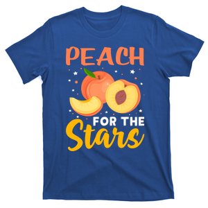 Peach For The Stars Veganism Design For Fruitarian Gift T-Shirt