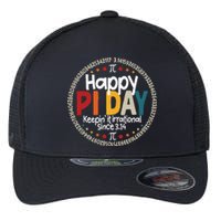 Pi For Teacher Vintage 314 Pi Happy Pi Day Flexfit Unipanel Trucker Cap