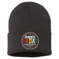 Pi For Teacher Vintage 314 Pi Happy Pi Day Sustainable Knit Beanie