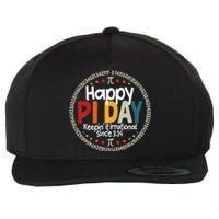 Pi For Teacher Vintage 314 Pi Happy Pi Day Wool Snapback Cap