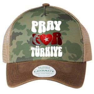 Pray For Turkiye Turkey Tees, Turkey Flag, Support Turkey Legacy Tie Dye Trucker Hat