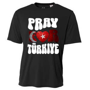 Pray For Turkiye Turkey Tees, Turkey Flag, Support Turkey Cooling Performance Crew T-Shirt