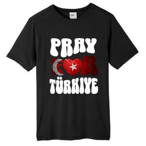 Pray For Turkiye Turkey Tees, Turkey Flag, Support Turkey Tall Fusion ChromaSoft Performance T-Shirt