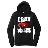 Pray For Turkiye Turkey Tees, Turkey Flag, Support Turkey Women's Pullover Hoodie