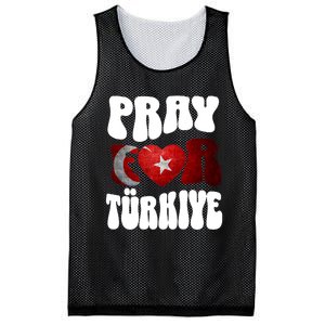 Pray For Turkiye Turkey Tees, Turkey Flag, Support Turkey Mesh Reversible Basketball Jersey Tank