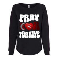 Pray For Turkiye Turkey Tees, Turkey Flag, Support Turkey Womens California Wash Sweatshirt