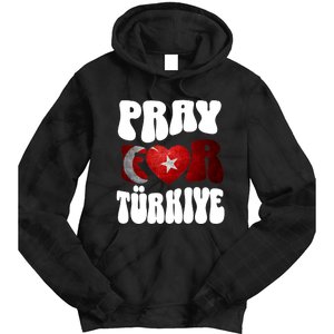 Pray For Turkiye Turkey Tees, Turkey Flag, Support Turkey Tie Dye Hoodie