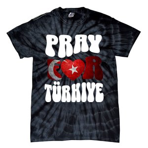 Pray For Turkiye Turkey Tees, Turkey Flag, Support Turkey Tie-Dye T-Shirt