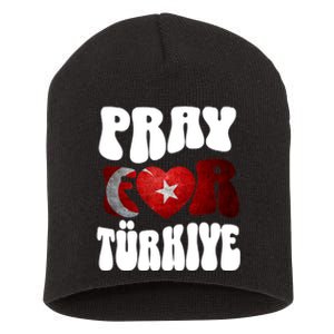 Pray For Turkiye Turkey Tees, Turkey Flag, Support Turkey Short Acrylic Beanie