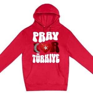 Pray For Turkiye Turkey Tees, Turkey Flag, Support Turkey Premium Pullover Hoodie