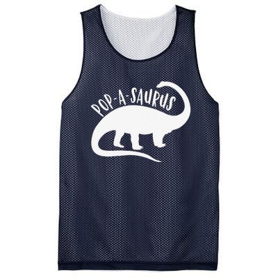 Popasaurus Funny T Papa Birthday Grandpa Gift Mesh Reversible Basketball Jersey Tank