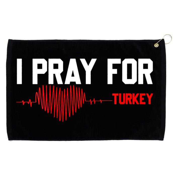 Pray For Turkey, Pray For Türkiye, I Stand With Turkey Grommeted Golf Towel