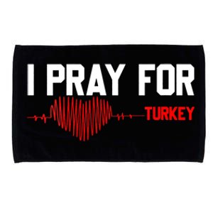 Pray For Turkey, Pray For Türkiye, I Stand With Turkey Microfiber Hand Towel