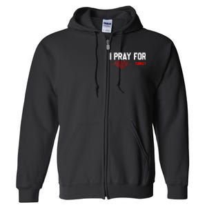 Pray For Turkey, Pray For Türkiye, I Stand With Turkey Full Zip Hoodie