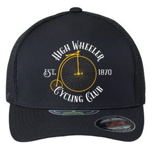 Penny Farthing T High Wheeler Cycling Club Bicycle Flexfit Unipanel Trucker Cap