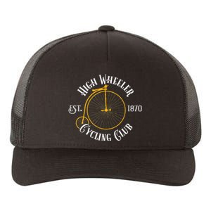 Penny Farthing T High Wheeler Cycling Club Bicycle Yupoong Adult 5-Panel Trucker Hat