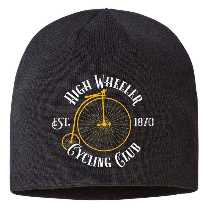 Penny Farthing T High Wheeler Cycling Club Bicycle Sustainable Beanie