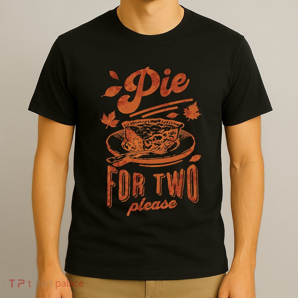 Pie For Two Thanksgiving Pregnancy Announcement T-Shirt