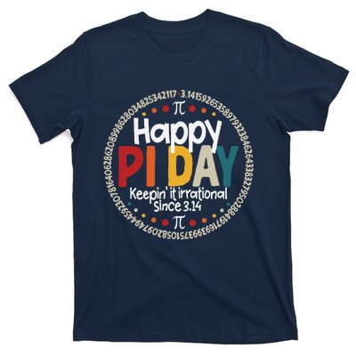 Pi For Teacher Vintage 3.14 Pi Digits Happy Pi Day T-Shirt