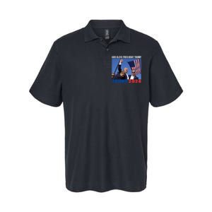 Pray For Trump Donald Trump Statement Trump Shooter Softstyle Adult Sport Polo