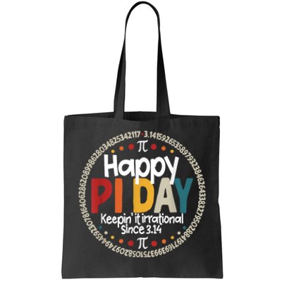 Pi For Teacher Vintage 3.14 Pi Digits Happy Pi Day Tote Bag