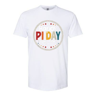 Pi For Teacher Vintage 3.14 Pi Digits Happy Pi Day Softstyle® CVC T-Shirt