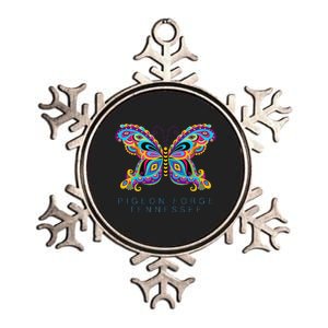 Pigeon Forge Tennessee Souvenir Butterfly Graphic Metallic Star Ornament