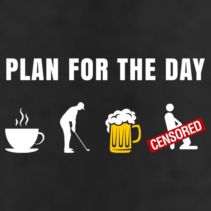 Plan For The Day Funny Husband Cool Comfort Performance Bucket Hat