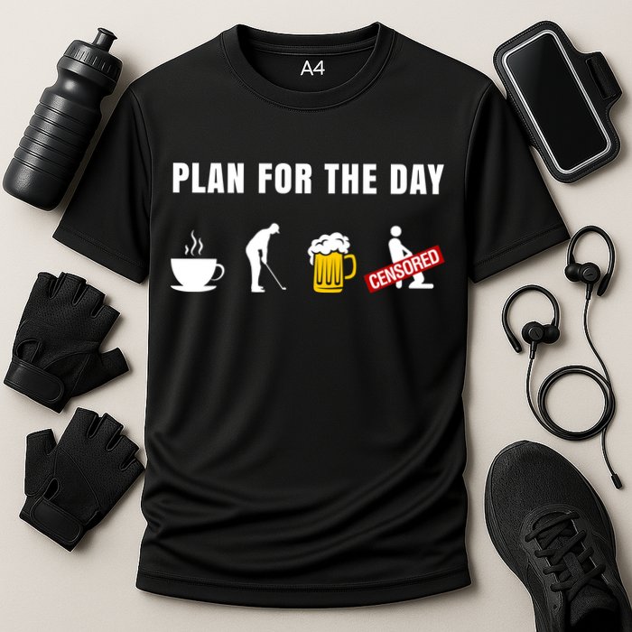 Plan For The Day Funny Husband Performance Shirt