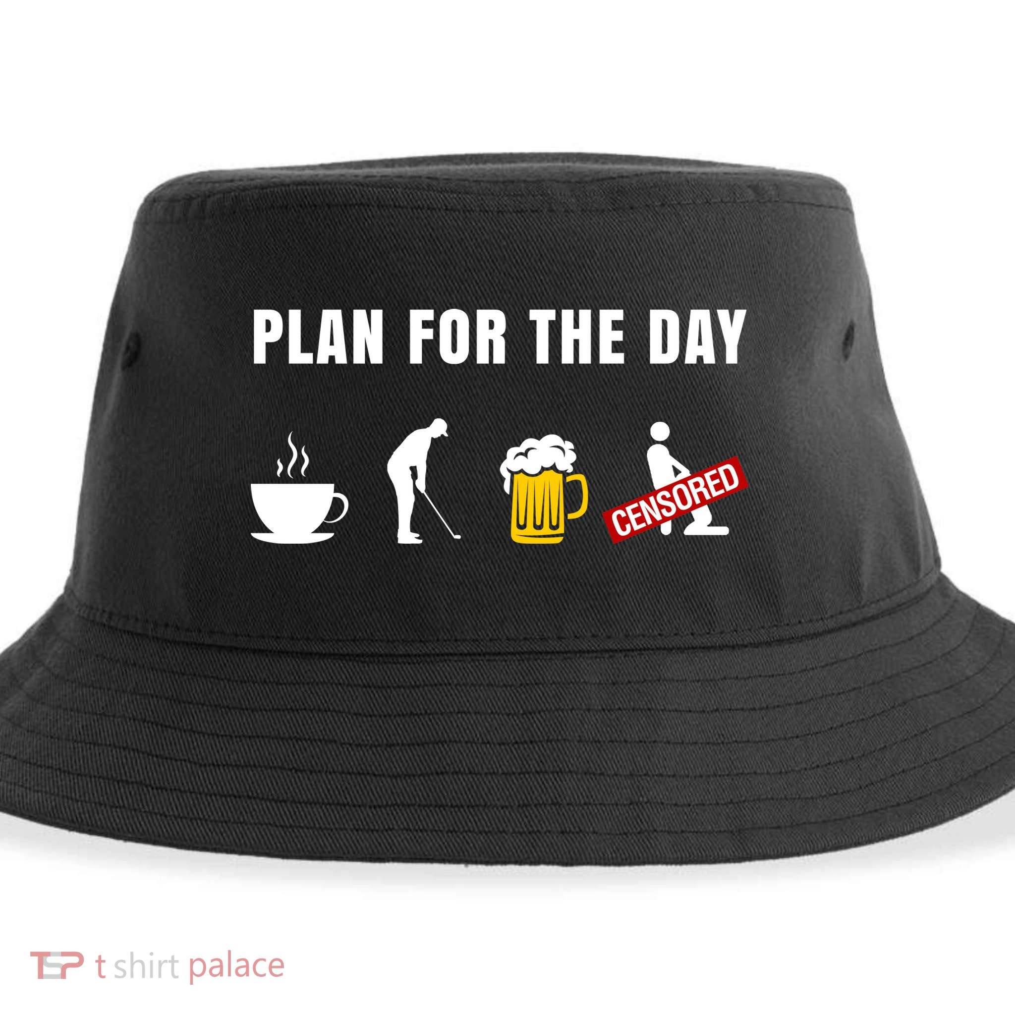 Plan For The Day Funny Husband Sustainable Bucket Hat