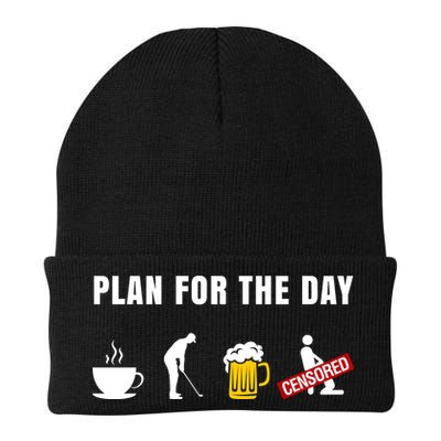 Plan For The Day Funny Husband Beanie