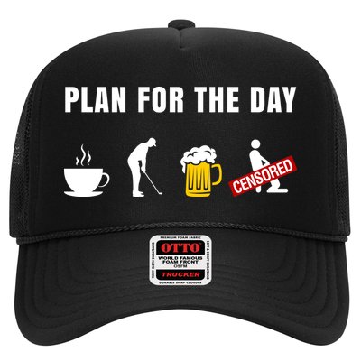 Plan For The Day Funny Husband Trucker Hat