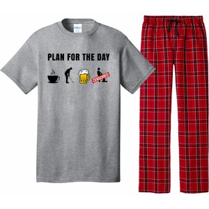 Plan For The Day Funny Husband Pajama Set