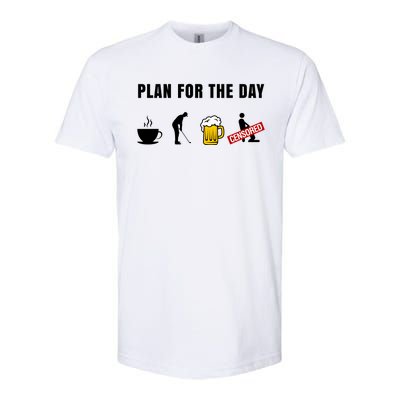 Plan For The Day Funny Husband Softstyle® CVC T-Shirt