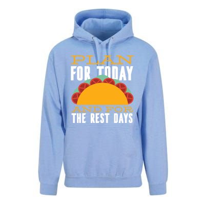 Plan For Today And The Rest Days Funny Gift Unisex Surf Hoodie