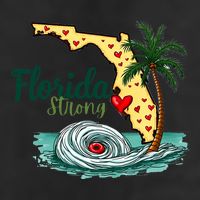Pray For Tampa Bay Florida Strong Garment-Dyed Fleece Hoodie