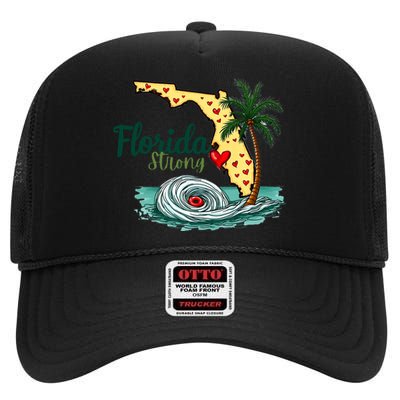 Pray For Tampa Bay Florida Strong High Crown Mesh Back Trucker Hat