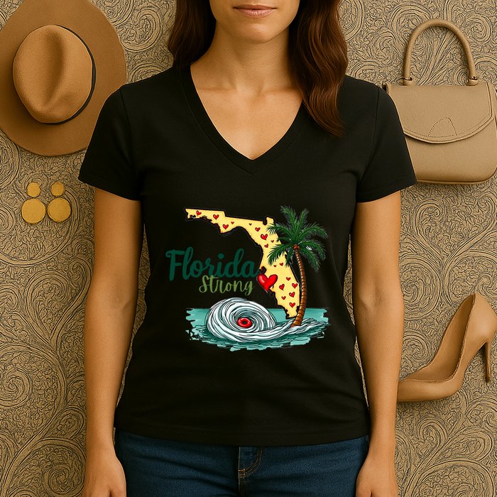 Pray For Tampa Bay Florida Strong Women's V-Neck T-Shirt