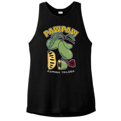 Pawpaw Fruit Tree Asimina Triloba Ladies PosiCharge Tri-Blend Wicking Tank