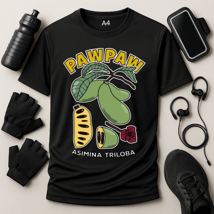 Pawpaw Fruit Tree Asimina Triloba Performance Shirt