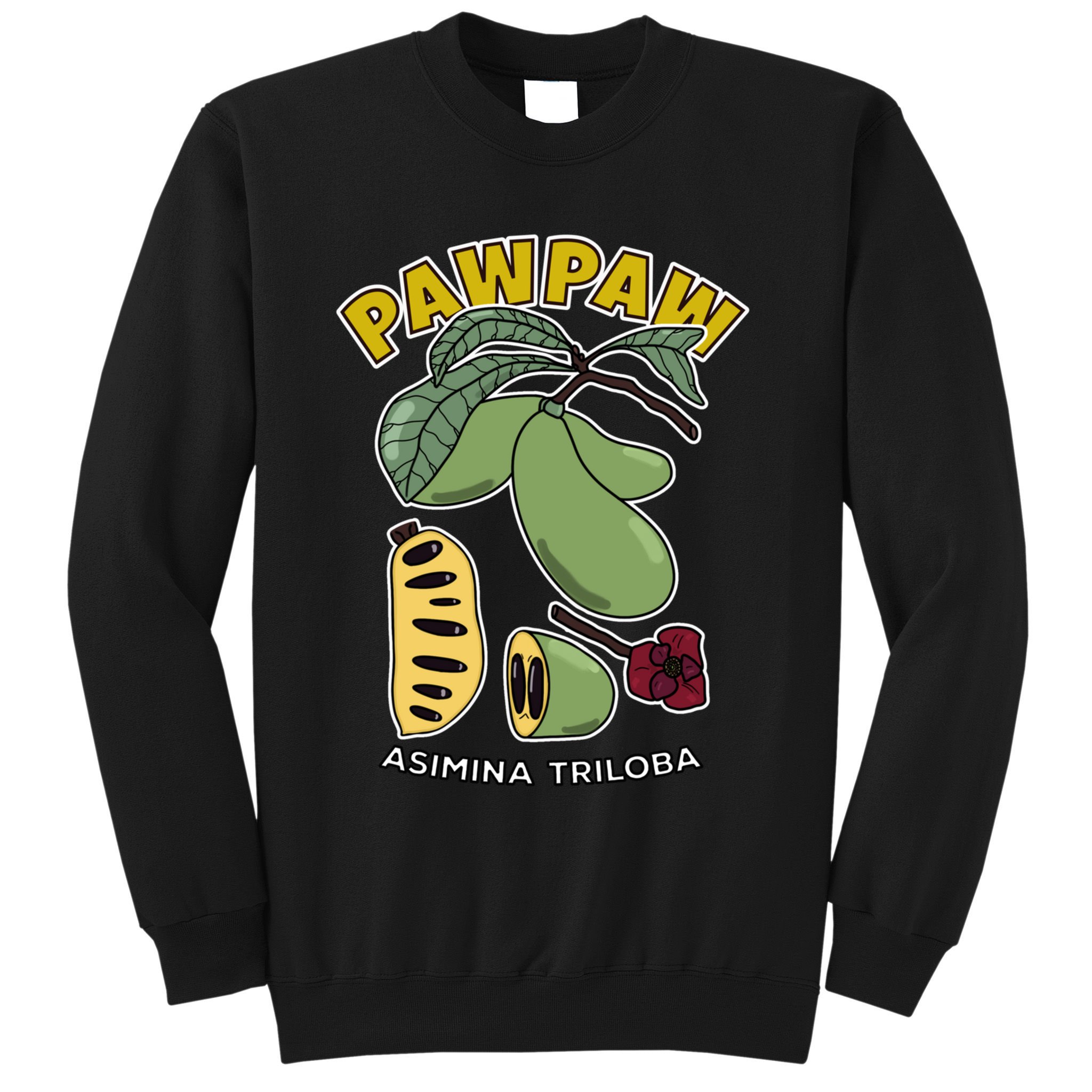 Pawpaw Fruit Tree Asimina Triloba Sweatshirt