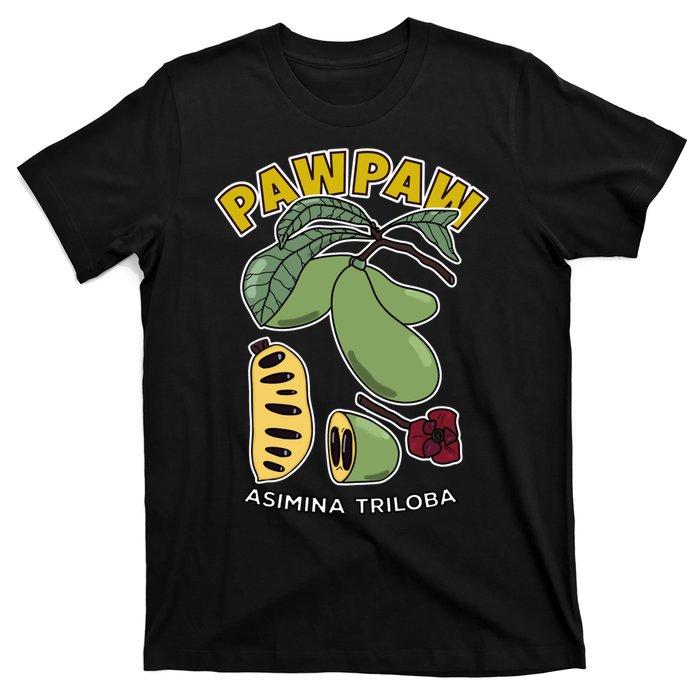 Pawpaw Fruit Tree Asimina Triloba T-Shirt