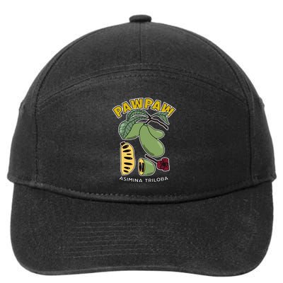 Pawpaw Fruit Tree Asimina Triloba 7-Panel Snapback Hat