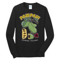 Pawpaw Fruit Tree Asimina Triloba Tall Long Sleeve T-Shirt